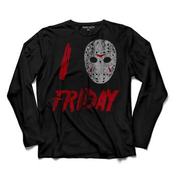 13. CUMA ONÜÇÜNCÜ FRIDAY THE 13TH 13 2 UZUN KOLLU TİŞÖRT