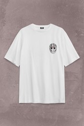 13. Cuma Onüçüncü Friday The 13Th 13 Sırt Ön Baskılı Oversize Tişört Unisex T-Shirt - Thumbnail