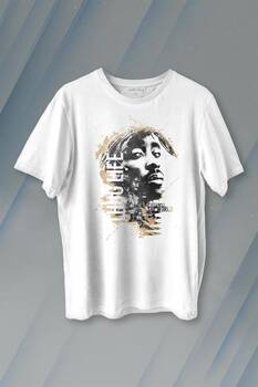 2Pac Hip Hip Rap Amerika West Coast Baskılı Tişört Unisex T-shirt