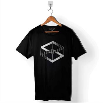 3 Üç Boyutlu Optik İlizyon İlüzyon Illusion Baskılı Tişört Unisex T-Shirt