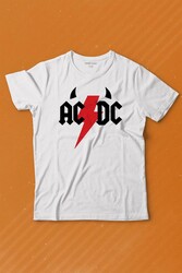 Ac Dc Alternatif Doğru Akım Music Devil Baskılı Tişört Çocuk T-shirt - Thumbnail