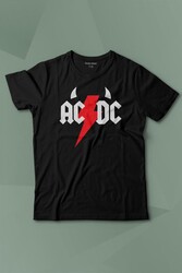 Ac Dc Alternatif Doğru Akım Music Devil Baskılı Tişört Çocuk T-shirt - Thumbnail