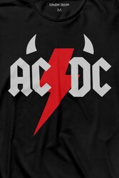 Ac Dc Alternatif Doğru Akım MusicDevil Uzun Kollu Tişört Baskılı T-Shirt - Thumbnail