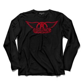 AEROSMITH LOGO UZUN KOLLU TİŞÖRT