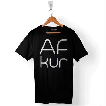 Afkur Af Kur Boş Konuşma Karadeniz Trabzon Of Baskılı Tişört Unisex T-Shirt