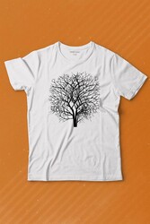 Ağaç Perisi Dalları Çizim Baskılı Tişört Çocuk T-shirt - Thumbnail