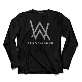 ALAN WALKER AW LOGO UZUN KOLLU TİŞÖRT