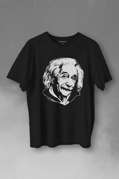 Albert Einstein İzafiyet Görelilik Teoremi Fizik Baskılı Tişört Unisex T-Shirt