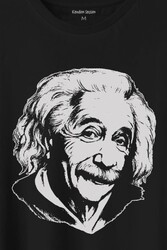 Albert Einstein İzafiyet Görelilik Teoremi Fizik Baskılı Tişört Unisex T-Shirt - Thumbnail