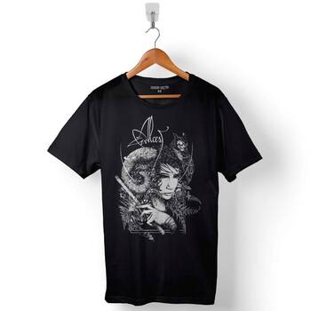 Alces Ecaılles De Lune Baskılı Tişört Unisex T-Shirt