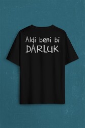 Aldi Beni Bi Darluk Darlık Karadeniz Trabzon Of Sırt Ön Baskılı Oversize Tişört Unisex T-Shirt - Thumbnail