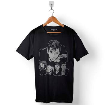 Alex Tumer Arctic Monkeys Baskılı Tişört Unisex T-Shirt