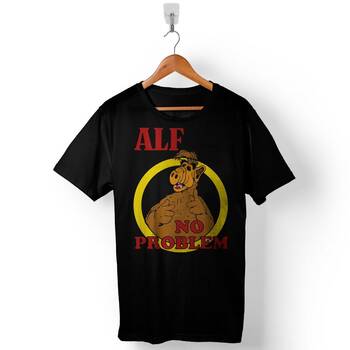 Alf No Problem Dizisi Melmac Alien Life Form Baskılı Tişört Unisex T-Shirt