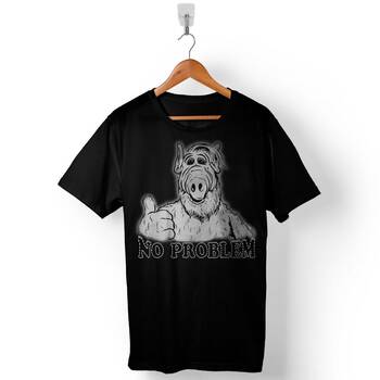 Alf No Problem Dizisi Melmac Alien Life Form Baskılı Tişört Unisex T-Shirt