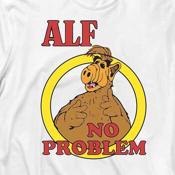 Alf No Problem Dizisi Melmac Alien Lıfe Form Uzun Kollu Tişört Baskılı T-Shirt