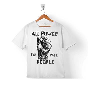 ALL POWER TO THE PEOPLE İNSANIN GÜCÜ JOHN ÇOCUK TİŞÖRT