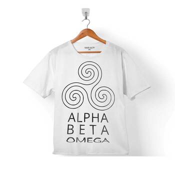 ALPHA ALFA BETA OMEGA TEEN WOLF 2 ÇOCUK TİŞÖRT