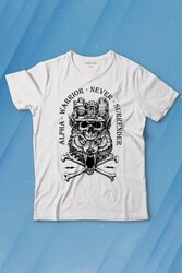 Alpha Warrior Military Savaşçı Kurt Bozkurt Baskılı Tişört Çocuk T-shirt - Thumbnail