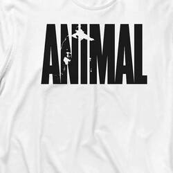 Animal Fitness Gym Tank Top Atlet Sporcu Atleti 2 Uzun Kollu Tişört Baskılı T-Shirt - Thumbnail