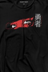 Anime Eyes Japanese Göz Japonca Urban Street Uzun Kollu Tişört Baskılı T-Shirt - Thumbnail