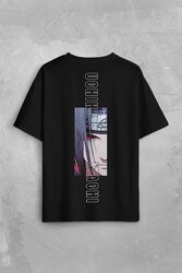 Anime Itachi Uchiha Naruto Manga Konoha Sharingan Baskılı Unisex Oversize T-shirt - Thumbnail