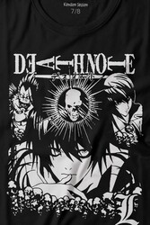 Anime Naruto Death Note Skull King Crow Anime Baskılı Tişört Çocuk T-shirt - Thumbnail