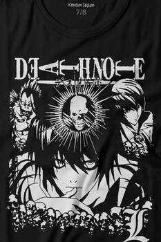 Anime Naruto Death Note Skull King Crow Anime Baskılı Tişört Çocuk T-shirt