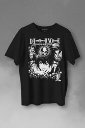 Anime Naruto Death Note Skull King Crow Anime Baskılı Tişört Unisex T-Shirt - Thumbnail