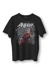 Anthrax Thrash Metal Big Four Guitar Gitar Music Baskılı Siyah Tişört - Thumbnail