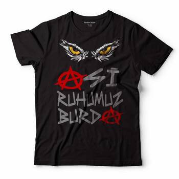 Asi Ruhumuz Burda Kartal Eagle Şampiyon Baskılı Tişört Çocuk T-shirt