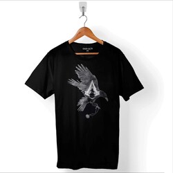 Assassins Assassin'S Creed Black Flag Baskılı Tişört Unisex T-Shirt - Thumbnail