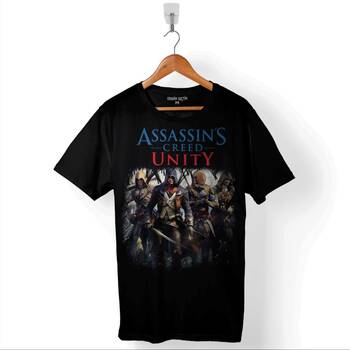 Assassins Assassin'S Creed Unıty 4 5 Iv Baskılı Tişört Unisex T-Shirt