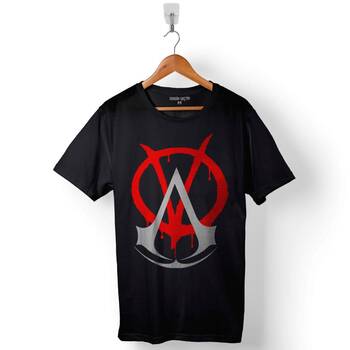 Assassins Assassin'S Creed V For Vendetta Baskılı Tişört Unisex T-Shirt