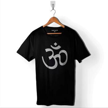 Aum Ohm Om Sembolü Symbol Fizik Formülü Baskılı Tişört Unisex T-Shirt