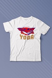 Baby on Board Yoda Star Wars Kahverengi Bebek Mandalorian Baskılı Tişört Çocuk T-shirt - Thumbnail