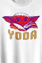 Baby on Board Yoda Star Wars Kahverengi Bebek Mandalorian Baskılı Tişört Unisex T-shirt - Thumbnail