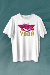 Baby on Board Yoda Star Wars Kahverengi Bebek Mandalorian Baskılı Tişört Unisex T-shirt - Thumbnail