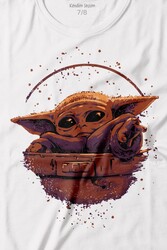 Baby on Board Yoda Star Wars Yeşil Bebek Mandalorian 2 Baskılı Tişört Çocuk T-shirt - Thumbnail