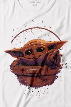 Baby on Board Yoda Star Wars Yeşil Bebek Mandalorian 2 Baskılı Tişört Çocuk T-shirt