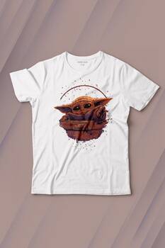 Baby on Board Yoda Star Wars Yeşil Bebek Mandalorian 2 Baskılı Tişört Çocuk T-shirt