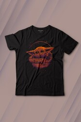 Baby on Board Yoda Star Wars Yeşil Bebek Mandalorian 2 Baskılı Tişört Çocuk T-shirt - Thumbnail