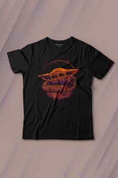 Baby on Board Yoda Star Wars Yeşil Bebek Mandalorian 2 Baskılı Tişört Çocuk T-shirt