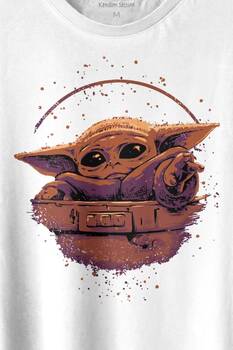 Baby on Board Yoda Star Wars Yeşil Bebek Mandalorian 2 Baskılı Tişört Unisex T-shirt