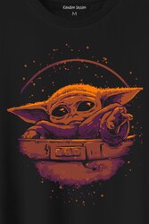 Baby On Board Yoda Star Wars Yeşil Bebek Mandalorian 2 Baskılı Tişört Unisex T-Shirt - Thumbnail