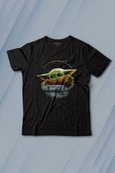 Baby on Board Yoda Star Wars Yeşil Bebek Mandalorian Baskılı Tişört Çocuk T-shirt - Thumbnail