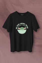 Baby Yoda The Mandalorian Star Wars Bebek Yoda Baskılı Tişört Unisex T-Shirt - Thumbnail