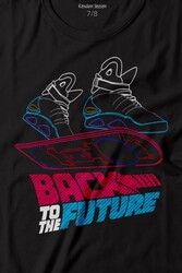 Back To The Future Geleceğe Dönüş Uçan Kaykay Baskılı Tişört Çocuk T-shirt - Thumbnail