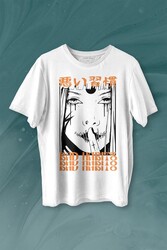 Bad Habbits Japonca Kötü Alışkanlık Baskılı Tişört Unisex T-shirt - Thumbnail