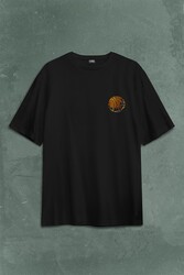 Baller Basketball Basketbol Nba Basketçi Üçlük Sırt Ön Baskılı Oversize Tişört Unisex T-Shirt - Thumbnail