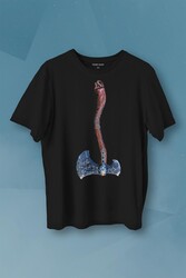 Balta Antik Eski Dönem Savaşçı Baltası Baskılı Tişört Unisex T-shirt - Thumbnail